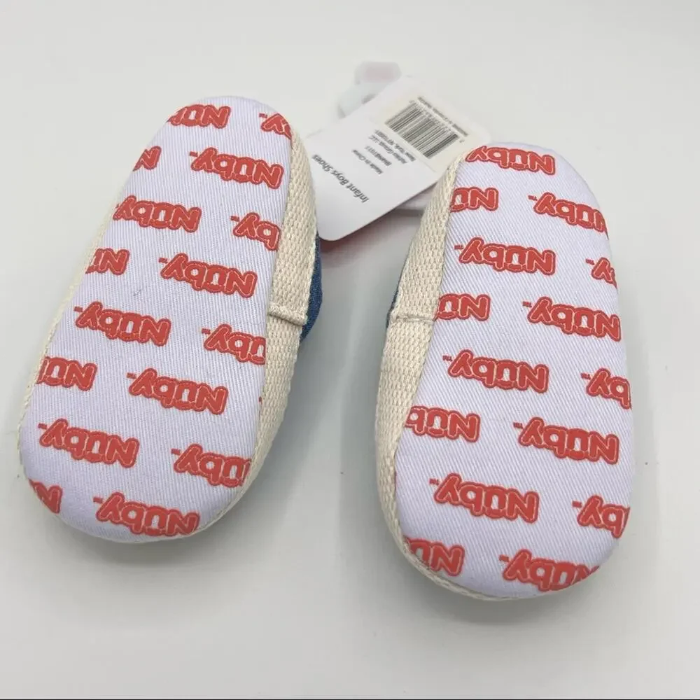 Nuby Infant Boy Baby Shoes Sz 6-12M